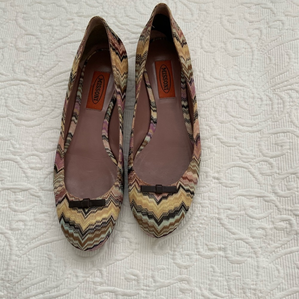 Missoni Ballet Flats - Chevron Print 38